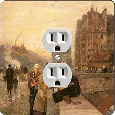 Imagem de Rikki Knight 3000 Outlet Childe Hassam Art St Michel Design Outlet Plate