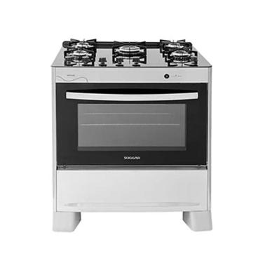Imagem de Fogão De Piso Fgvng510prix Neo Glass 5 Bocas Suggar Inox Bivolt