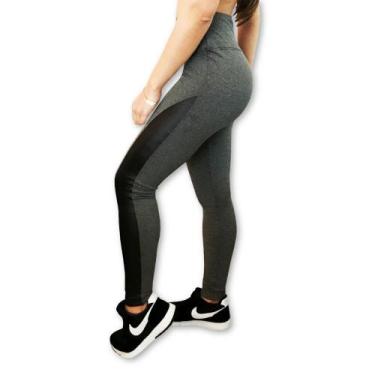 Imagem de Calça Legging Heide Ribeiro Montaria, Cinza mescla, P