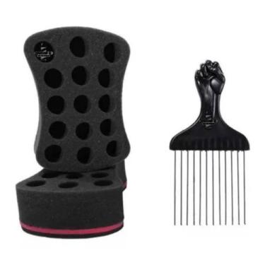 Imagem de Esponja Simples Para Nudred + Pente Garfo de Metal - Barbershopp62, G