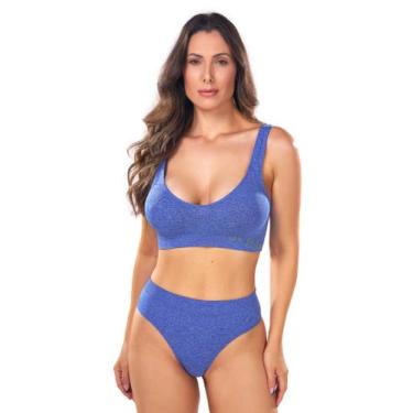 Imagem de Calcinha Brasil - Ventuno Confecções, G, Azul