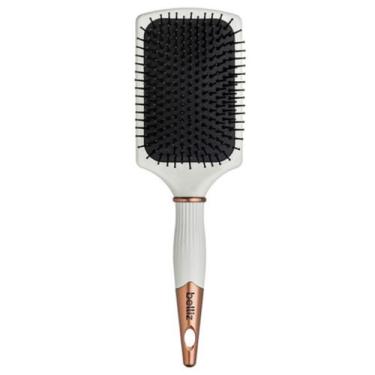 Imagem de Escova De Cabelo Belliz Golden White Raquete 2610