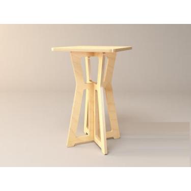 Imagem de Mesa Lateral De Canto 41cm 100% Mdf - Bravo