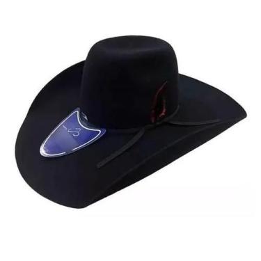 Imagem de Chapéu Country Pralana Champion Felt Biplay 2 Preto 58 - PRALANA ORIGI