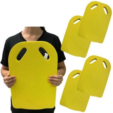 Imagem de Kit 4 Pranchas Para Treino Natação e Hidroginástica DF1088-AM Amarelo 