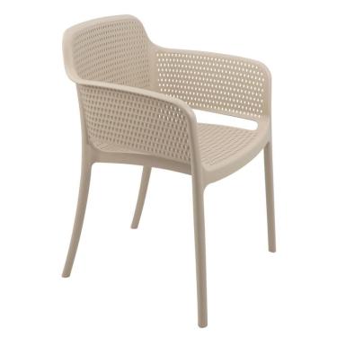 Imagem de Cadeira Tramontina Gabriela Em Polipropileno E Fibra De Vidro Areia 92151120