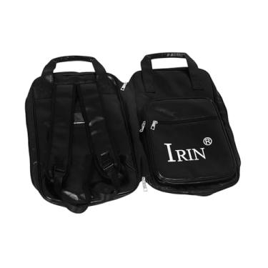 Imagem de YIJU Estojo para Baquetas de Percussão, Bolsa de Armazenamento com Alça, Couro PU, Preto