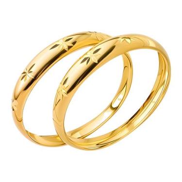 Imagem de Anel Solitário Feminino De Ouro 18k  Par Aparador Flor Diamantado - DR