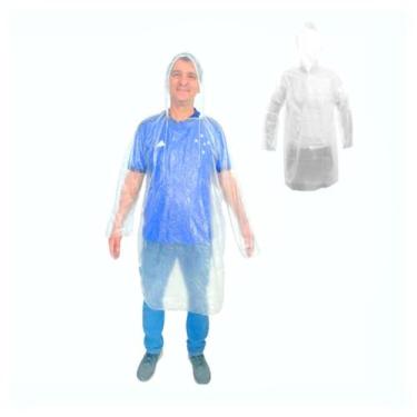 Imagem de Capa De Chuva Tamanho Unico Transparente 10pçs Parque, Shows