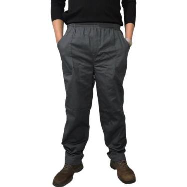 Imagem de Calça para trabalho reforçada brim pesado 100% algodão - AJF UNIFORMES