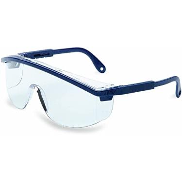 Imagem de UVEX by Honeywell 763-S129C Astrospec Series 3000 Safety Eyewear, Blue Frame, Clear Lens, Uvextreme Anti-Fog Coating, Spatula Temples (Pack of 10)