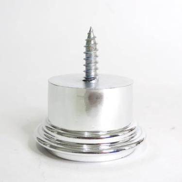 Imagem de Pé para Sofá 3,3cm Redondo Metalizado - Proteção Antideslizante para Móveis, Pisos Frágeis como Madeira, Porcelanato e Laminado - Ajustável, Durável e Compatível com Diversos Modelos de Móveis (5)