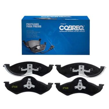 Imagem de Jogo de Pastilhas de Freio Dianteira Cobreq N-833 P/ Chrysler Dakota 1