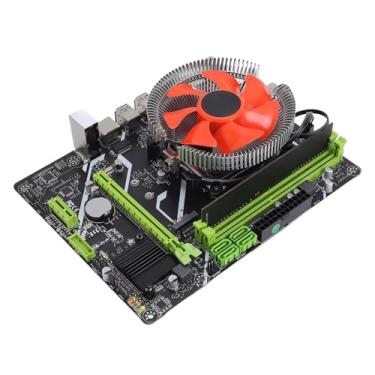 Imagem de CPU Kit Placa MãE, 4 Núcleo 4 Tópico Processador Desktop 2 Canais 16G DDR4 USB3.0 M.2 PCI E NVME Slot VGA RJ45 USB3.0 16X Desktop Gaming CPU Mainboard para I6/7/8/9 para I5 6500