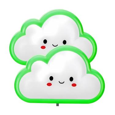 Imagem de Kit 02 Mini Abajur Luminárias Infantil Bebê Mesa Tomada Criança Luz Decoração Colorido Diversas Cores Verde