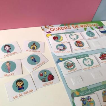 Imagem de Quadro de Rotinas Diárias (Dinossauro)