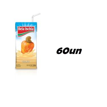 Imagem de Suco de caju pronto Bela ishia 200ml- 60 unidades
