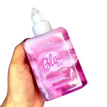 Imagem de Gel BeIjável BLOW GIRL Virilha e Corpo Sabor Morango com Creme HOT FLO