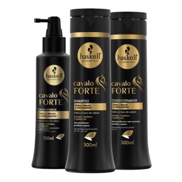Imagem de Kit Cavalo Forte Haskell 300mL Sh Cond e Tônico