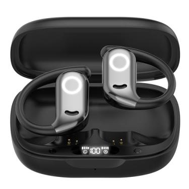 Imagem de Fones de ouvido de tradução AI OWS: Fones de ouvido tradutores 3 em 1 144 idiomas e acentos e 8 pacotes de tradução offline qualidade de som HD longa vida útil da bateria, ideal para viagens e