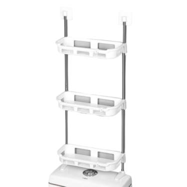 Imagem de Organizador Banheiro Cozinha Prateleira 3 Andares Plástico Rígido Rack Organizador de Banheiro(Com 3 Andares)