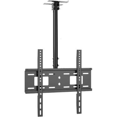 Imagem de CUTPOIY Suporte de parede para TV de teto telescópico, suporte de TV de teto de ajuste de altura serve para tela plana de 32-55 polegadas para TVs de 26 a 70 polegadas (50-80 cm)