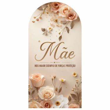Imagem de Painel Romano Dia Das Mães Florais 200x100cm - Fabrika de Festa, Flore