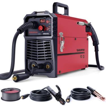 Imagem de Soldador ARCCAPTAIN 160A MIG 110V 220V 4 em 1 a gás/sem gás