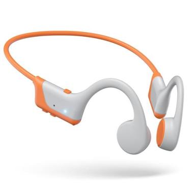 Imagem de Fones de ouvido de condução óssea BAICLUD 2024 Upgrade Orange