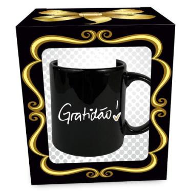 Imagem de Caneca Evangélica Preta Sortida 320mL - Cerâmica Regina