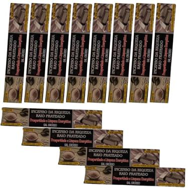 Imagem de Incenso Da Riqueza Sem Carvão Raio Prateado Sal Grosso - Purificação 12 Caixas