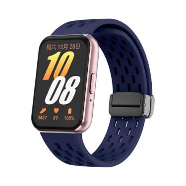 Imagem de Pulseira Magnética de Silicone para Samsung Galaxy Fit 3 - Substituiçã
