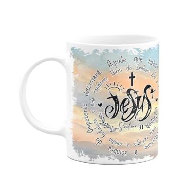 Imagem de JPS INFO, Caneca Religiosa - Ore com Jesus - Salmo 91