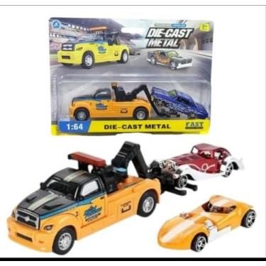 Imagem de Brinquedo Carro Miniatura Veículo de Reboque Sortidos - Soberana Brinq