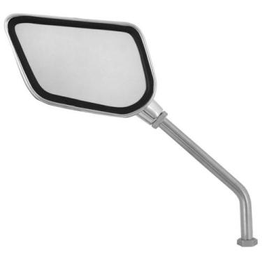 Imagem de Espelho Retrovisor Cromo Forte Esportivo Aza, CROMADO, ESQUERDO