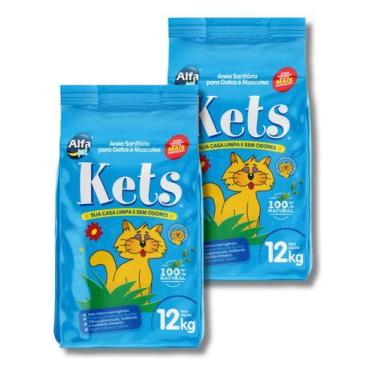 Imagem de Kit 2x areia kets 12kg - ALFA PET