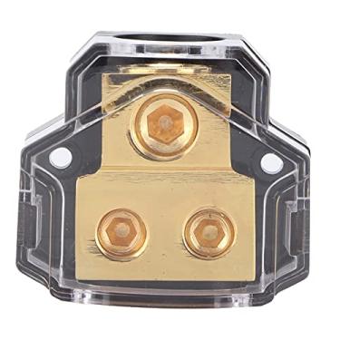 Imagem de Bloco de distribuição de energia Shopping Spree, bloco de saída 2 x 4 GA, suporte de fusível 1 x 2 GA em 2 x 4 GA para seguro de modificação de amplificador de áudio para carro