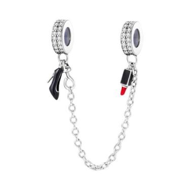 Imagem de Berloque De Prata 925 Com Margarida, Borboleta E Coração Para Pulseira