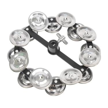 Imagem de Kokiya Hi Hat Pandeiro Musical Educacional Portátil Percussão Tambor Címbalo para Festa