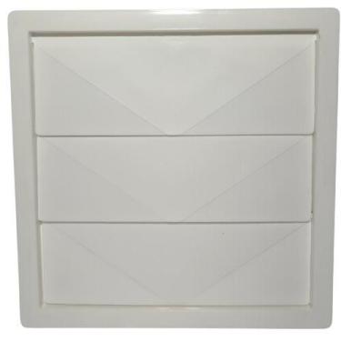 Imagem de Grade Auto Fechante Duto 150mm Saída Exaustor Cozinha Grelha - Plastid