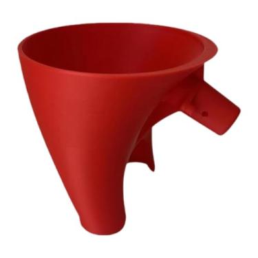Imagem de predolo Funil para farinha, funil para pó, pega confortável, acessórios de cozinha, peças, acessório para batedeira, Vermelho