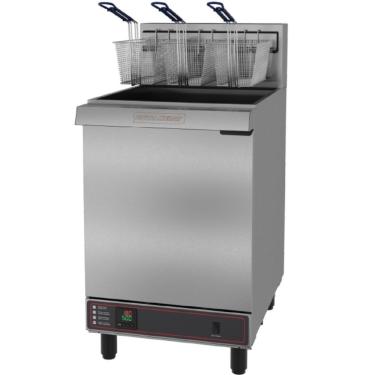Imagem de Fritadeira Industrial Zona Fria De óleo A Gás Fog3c Metalcubas Fritador 45 Litros Inox 220v