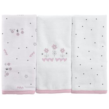 Imagem de Toalha de Boca Bebê com 3 Unidades Bublim