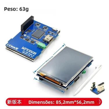 Imagem de Tela lcd hdmi usb de 3.5 polegadas, tela lcd real hd 1920x1080 py para