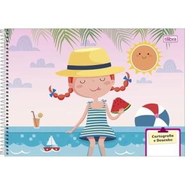 Imagem de Caderno Espiral Capa Dura Cartografia e Desenho Sapeca Feminino 96 Folhas - Sortido (Pacote com 4 unidades)