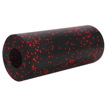 Imagem de harayaa Rolo de espuma, rolo de espuma EPP para Pilates, coluna de ioga para treinamento esportivo de Pilates em casa, Preto E Vermelho