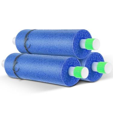 Imagem de Threehoney Conjunto 3/6/12 Catfish Rig Catfishing Tackle Floats Noodle Jugs Catfishing Equipment 33,4 polegadas Linhas de pesca Equipamento de pesca (azul, 3 conjuntos)