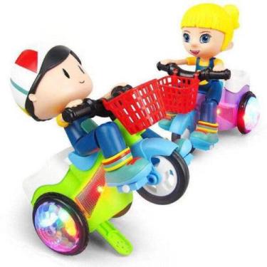 Imagem de Brinquedo Stunt Trycicle Infantil Com Rotação Música e Luz - STUNT TRI