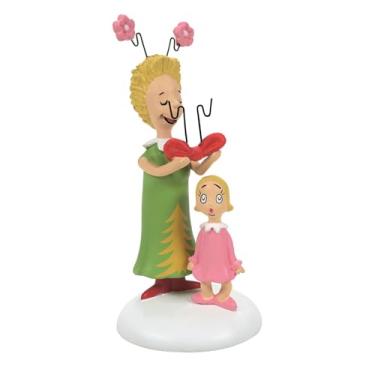 Imagem de Department 56 Dr. Seuss The Grinch Village Accessories Estatueta surpresa Cindy Lou Who's Surprise, 8 cm, multicolorido
