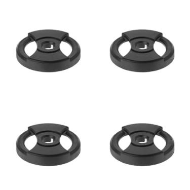 Imagem de VONNST 2 peças cúpula de disco de vinil de 17,78 cm, base de conversão de adaptador de 45 velocidades para a maioria dos fonógrafos de toca-discos